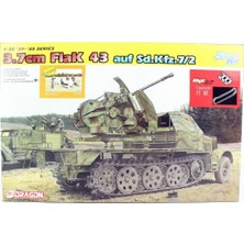 Dragon 6553 1/35 Ölçek, Sd.Kfz.7 w/3.7cm FlaK 43 Uçaksavar Kamyonu Plastik Model Kiti