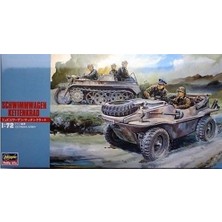 Hasegawa MT13 31113 1/72 Ölçek, Schwimmwagen & Kettenkrad Askeri Araç, Plastik Model Kiti