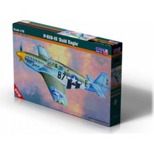 Mistercraft C054 1/72 Ölçek, P-51 B-15 (Bald Eagle) Savaş Uçağı, Plastik Model Kiti