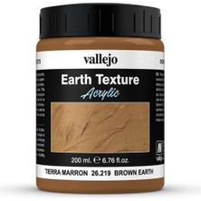Vallejo 26219 200 Ml. Brown Earth, Kahverengi Toprak Dokusu