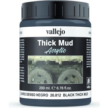 Vallejo 26812 200 Ml. Black Splash, Çamur Dokusu
