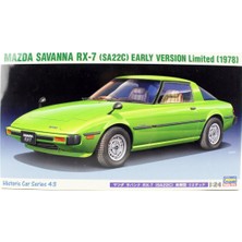Hasegawa HC43 21143 1/24 Ölçek, Mazda Savanna Rx-7 (SA22C) Limited, Otomobil Plastik Model Kiti