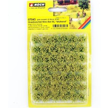 Noch 7043 Çiçeklenen Çayır Öbekleri, Sarı Flok, Mini Set Xl, 42 Adet, 9 mm Diorama Malzemesi