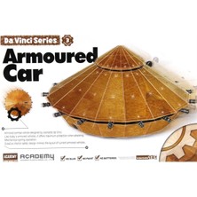 Academy 18136 Da Vinci Zırhlı Araba, Plastik Model Kiti
