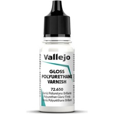 Vallejo 72650 18 ml. Gloss Polyurethane Varnish, Game Color Serisi Model Boyası