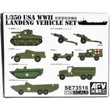 Afv Club SE73516 1/350 Ölçek, Us Ww2 Çıkartma Gemisi Araç Seti, Plastik Model Kiti