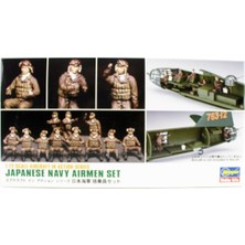Hasegawa X72-16 35116 1/72 Ölçek, Japon Donanması Havacı Figürleri,  Plastik Figür Kiti