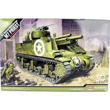 Academy 13210 1/35 Ölçek, M7 Priest Tank, Plastik Model Kiti