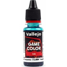 Vallejo 72084 18 ml. Dark Turquoise, Game Color Serisi Model Boyası