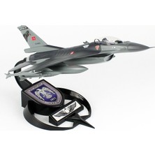 Akba Model Akbamodel 1/48 F-16 Kobra Filo Muharip Savaş Uçağı, Sergilemeye Hazır Standlı Model