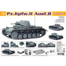 Dragon 75025 1/6 Ölçek, Pz.kpfw.ıı Ausf.b Hafif Tankı Plastik Model Kiti