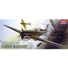 Academy 12465 1/72 Ölçek, P-40M/N Warhawk Savaş Uçağı, Plastik Model Kiti