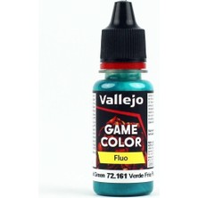 Vallejo 72161 18 ml. Fluorescent Cold Green, Game Color Serisi Model Boyası