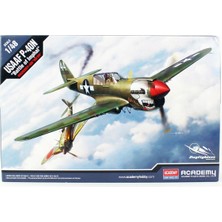 Academy 12341 1/48 Ölçek, Usaaf P-40N (Battle Ofımphal) Savaş Uçağı, Plastik Model Kiti
