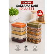 Ny Home 10 Adet Kendinden Kapaklı Saklama Kabı 2 Lt 