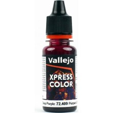 Vallejo 72409 18 ml. Deep Purple, Xpress Game Color Serisi Model Boyası