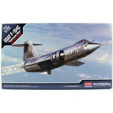 Academy 12576 1/72 Ölçek, Usaf F-104C (Vietnam Savaşı) Savaş Uçağı, Plastik Model Kiti