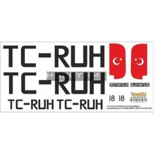 Babibi DAT01098 1/72 Ölçek, Dhy, Junkers JU-52, Şema-2, Dekal Çıkartma