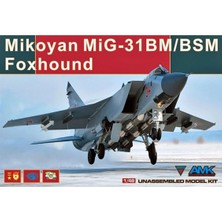 Amk 88003 1/48 Ölçek, Mikoyan MIG-31BM/BSM Foxhound, Savaş Uçağı, Plastik Model Kiti