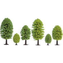 Noch 26901 Yapraklı Ağaçlar, 10 Adet, 5-9 Cm. Diorama Malzemesi
