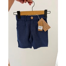 RG Brand Çocuk Dokuma Short Mavi-8-9 Yas