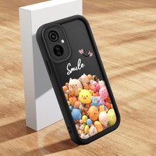 HONTINGA Tecno Camon 19 Neo ile Uyumlu Kılıf Kamera Koruyucu Basitlik Anti Düşme Kamera Korumalı Karikatür Siyah Desen Yumuşak Silikon Couple Telefon Kılıfı Kadın ve Erkek Için Uygundur K2-0680