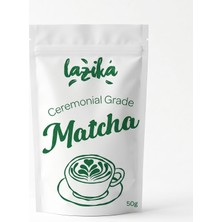 Lazika Sadece Matcha 50 g - Seremoni Kalitesi %100 Saf Matcha Tozu, Taş Değirmen Öğütümü