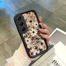 HONTINGA Tecno Camon 40 ile Uyumlu Kılıf Kamera Koruyucu Basitlik Anti Düşme Kamera Korumalı Şirin Kedi Çiçekli Siyah Desen Yumuşak Silikon Couple Telefon Kılıfı Kadın ve Erkek Için Uygundur K2-0682