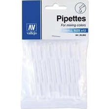 Vallejo 26004 Küçük Boy Pipet, 12 Adet