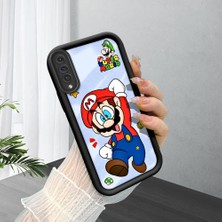 HONTINGA Samsung Galaxy A30S ile Uyumlu Kılıf Kamera Koruyucu Basitlik Anti Düşme Kamera Korumalı Şirin Kedi Stitch Siyah Desen Yumuşak Silikon Couple Telefon Kılıfı Kadın ve Erkek Için Uygundur K2-0684