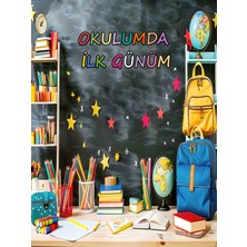 Promisebackdrop2 150X200CM, Okulda Ilk Günüm, Okul Etkinlik Kumaş Fon