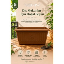 Veniv Dekoratif Antik Iç Dış Mekan Saksısı 5 Litre 1 Adet