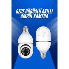 Epilons Ev Kamerası Wifi Kamerası Gece Görüşlü Akıllı Ampül Kamera
