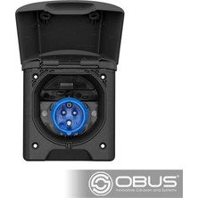 Obus Karavan ABL Elektrik Girişi (Siyah)