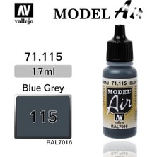 Vallejo 71115 18 ml. Blue Grey, Model Air Serisi Model Boyası