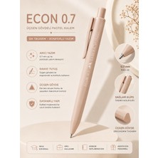 Faber-Castell Econ 0.7 Pastel Uçlu Kalem Silgili | Üçgen Gövde, Silgili, Ergonomik Tutuş, Okul Ofis ve Günlük Kullanım