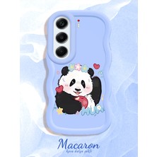 HONTINGA Tecno Camon 40 Pro 5g Uyumlu Kılıf Düşüme Önleyici Basitlik Anti Düşme Kamera Koruyucu Basit Mavi Yumuşak Silikon Couple Telefon Kılıfı Panda Desen K9-0263