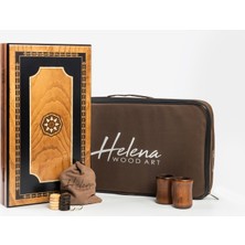 Helena Wood Art Pure Tavla / Siyah - Dişbudak