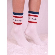 Socksbull F.monday Yazılı Sloganlı Unisex Pamuklu Spor Çorabı