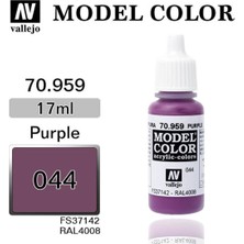 Vallejo 70959 18 Ml. (44) Purple-Matt, Model Color Serisi Model Boyası