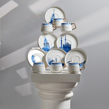 Karaca X İst Collection İstanbul 6 Kişilik Kahve Fincanı Takımı Porselen 100 ml 6 Adet