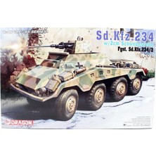 Dragon 6969 1/35 Ölçek, Sd.Kfz. 234/3 w/2cm, Amfibik Hafif Zırhlı ve 2 cm. Topu Plastik Model Kiti
