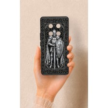 Vip Case Honor Magic 7 Lite 5g Uyumlu Şövalye Desenli Silikon Kılıf