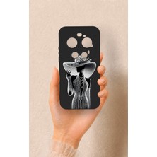 Vip Case Xiaomi Mi 17 Ultra Uyumlu Lady Desenli Silikon Kılıf