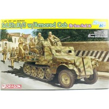 Dragon 6677 1/35 Ölçek, Sd.kfz.10/5 W/armor Cab Fur 2cm Flak 38, Hafif Yarı Paletli Personel Taşıyıcı Plastik Model Kiti
