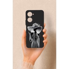 Vip Case Vivo Y18 Uyumlu Lady Desenli Silikon Kılıf