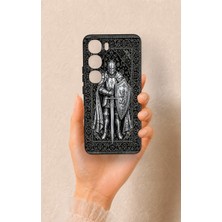 Vip Case Vivo V40 Lite 5g Uyumlu Şövalye Desenli Silikon Kılıf