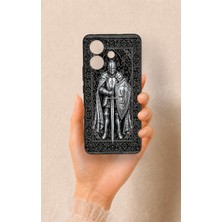 Vip Case Vivo V60 Lite Uyumlu Şövalye Desenli Silikon Kılıf