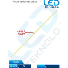 OEM Philips 40PFL4418 Tv LED Bar 2 Parca 40 Inc