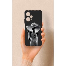 Vip Case Poco F5 Uyumlu Lady Desenli Silikon Kılıf